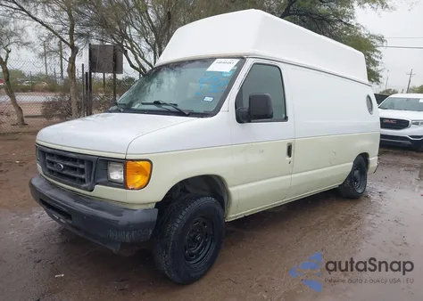 2005 Ford E-150 Commercial/Recreational из США, поврежденный, VIN 1FTRE14W65HA41433